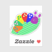 Crazy Caterpillar Sticker (Vel)