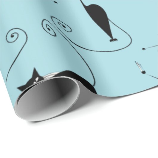 Crazy Cats Design inpakpapier (Rol Hoek)