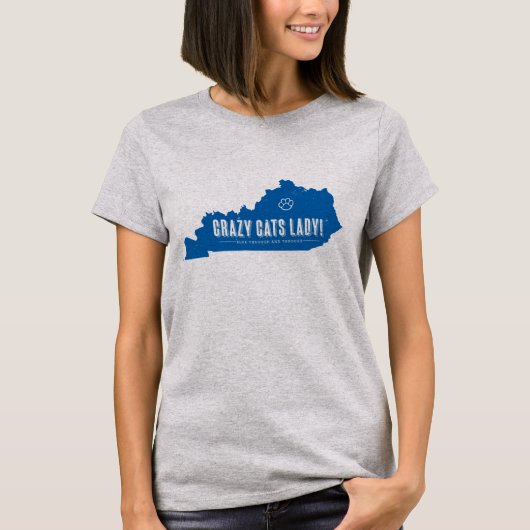 Crazy Cats Lady t-shirt (Voorkant)
