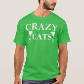 Crazy Cats retro T-shirt (Voorkant)