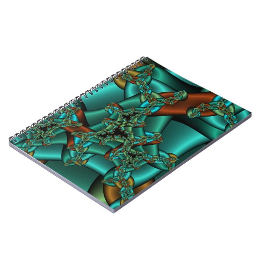 Crazy chain fractal notitieboek (Linkerzijde)