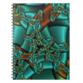 Crazy chain fractal notitieboek (Voorkant)