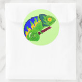 Crazy Chameleon Sticker (Tas)