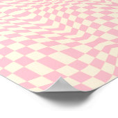 Crazy Checkerboard Ontwerp Poster (Hoek)