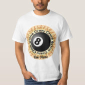 Crazy Chick Eightball T-shirt (Voorkant)