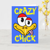 Crazy Chick wordt snel beter Kaart (Gele Bloem)