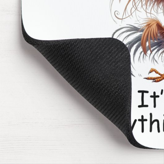 Crazy Chicken I'm Fine It's Fine Alles is in orde Muismat (Hoek)