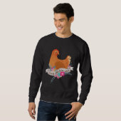 Crazy Chicken Lady 59 Trui (Voorkant volledig)