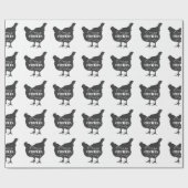 Crazy Chicken Lady Cadeaupapier (Vlak)