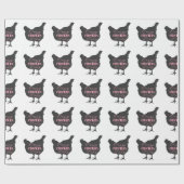 Crazy Chicken Lady Cadeaupapier (Vlak)