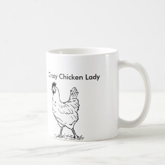 Crazy Chicken Lady Coffee Mok