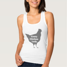 Crazy Chicken Lady dark grijs