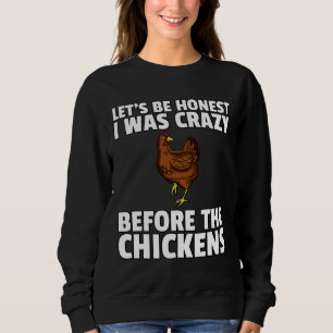 Crazy Chicken Lady Farmer Hens Trui