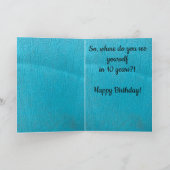 Crazy Chicken Lady - Happy Birthday Kaart (Binnen)