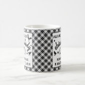 Crazy Chicken Lady Hen Pset Country Custom Boerder Koffiemok (Center)