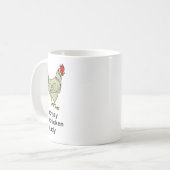 Crazy Chicken Lady Koffiemok (Voorkant links)