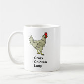Crazy Chicken Lady Koffiemok (Links)