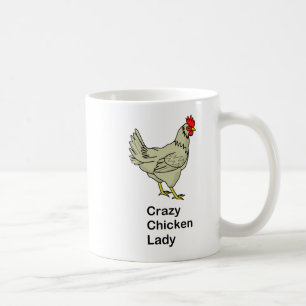 Crazy Chicken Lady Koffiemok