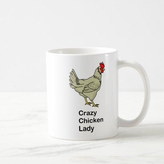 Crazy Chicken Lady Koffiemok (Rechts)