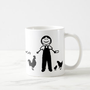 Crazy Chicken Lady Koffiemok