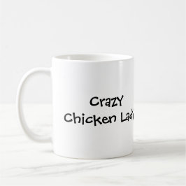 Crazy Chicken Lady Koffiemok