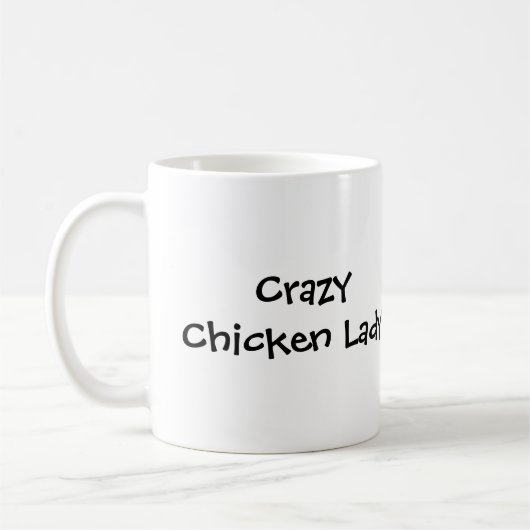 Crazy Chicken Lady Koffiemok (Links)