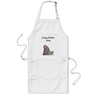 Crazy Chicken Lady Lang Schort