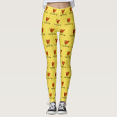Crazy chicken Lady Leggings (Voorkant)