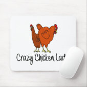 Crazy Chicken Lady Muismat (Met muis)