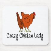 Crazy Chicken Lady Muismat (Voorkant)