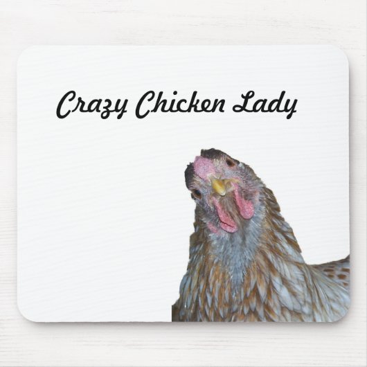 Crazy Chicken Lady Muismat (Voorkant)