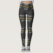 Crazy Chicken Lady, Novelty Chicken Thleed Leggings (Voorkant)
