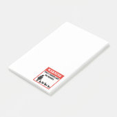 Crazy Chicken Lady Post-It Notes (Schuin)