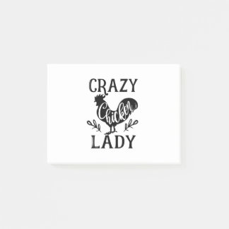 Crazy Chicken Lady Post-it® Notes