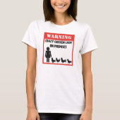 Crazy Chicken Lady T-Shirt (Voorkant)