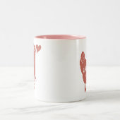 Crazy Chicken Lady Tweekleurige Koffiemok (Center)