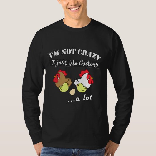 Crazy Chicken Love T-shirt (Voorkant)