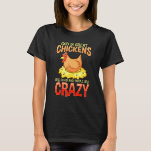 Crazy Chicken Lover Hen Humor T-shirt