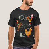 Crazy Chicken Man T-shirt (Voorkant)