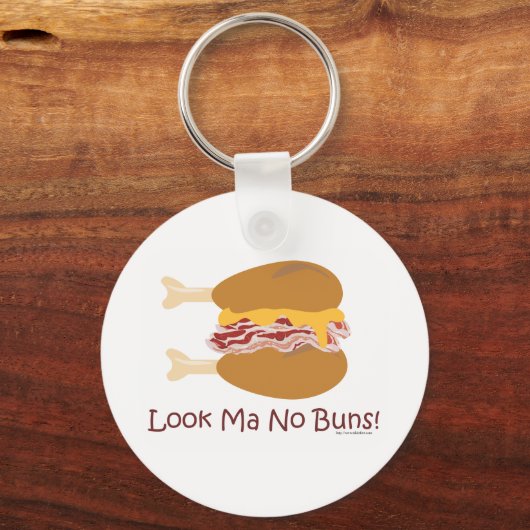 Crazy Chicken Sandwich Sleutelhanger (Voorkant)