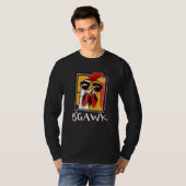 Crazy Chicken Shirt Rooster W Sunbril Bgawk C (Voorkant volledig)