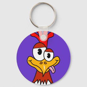 Crazy Chicken Sleutelhanger