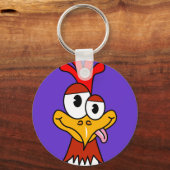 Crazy Chicken Sleutelhanger (Voorkant)