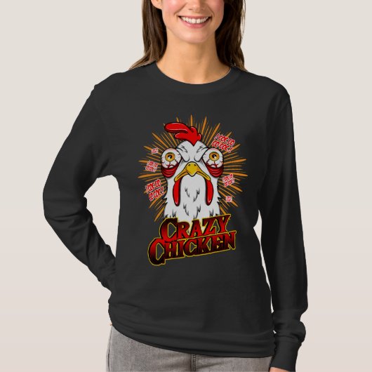 Crazy Chicken T-shirt (Voorkant)