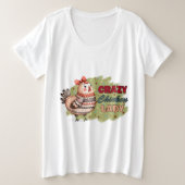 Crazy Chicken T-shirt (Design voorkant)