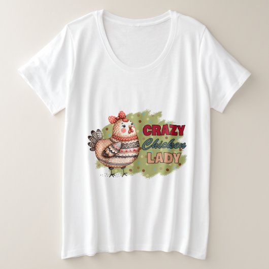 Crazy Chicken T-shirt (Design voorkant)