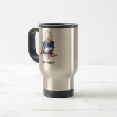 Crazy Chicken. Travel Mug Reisbeker (Voorkant links)