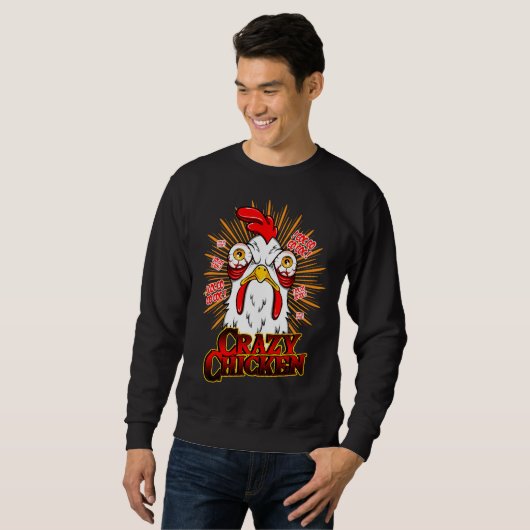 Crazy Chicken Trui (Voorkant volledig)