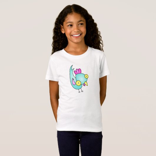 Crazy Chicken Weirdimal T-Shirt (Voorkant volledig)