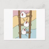 Crazy Chickens Funny Chicken Briefkaart (Voorkant)